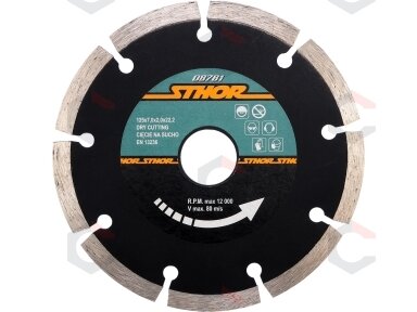 Segmentinis pjovimo diskas HS 125mm (08781) Segmentinis pjovimo diskas HS 125mm (08781)