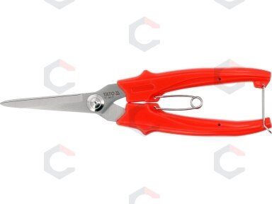 Genėjimo žirklės žirklinio tipo Basic 182 mm (YT-88175) Genėjimo žirklės žirklinio tipo Basic 182 mm (YT-88175)