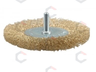 Šepetys vielinis | plokščias su kotu | variuotas | 100 mm (06986) Šepetys vielinis | plokščias su kotu | variuotas | 100 mm (06986)