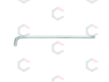 Šešiakampis raktas lenktas ilgas šarnyrinis 210 mm, 8.0 mm (790-8)