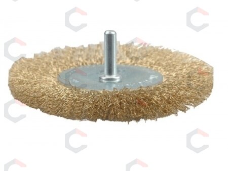 Šepetys vielinis | plokščias su kotu | variuotas | 100 mm (06986) Šepetys vielinis | plokščias su kotu | variuotas | 100 mm (06986)