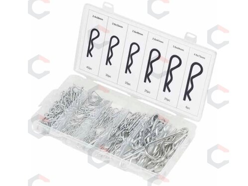 Segtukų rinkinys asortimentas | R tipas | Ø 2,4 - 4,0 mm | 150 vnt. (ES0150) 1
