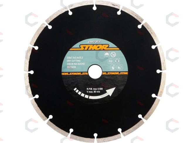 Segmentinis pjovimo diskas HS | 230 mm (08783) Segmentinis pjovimo diskas HS | 230 mm (08783)
