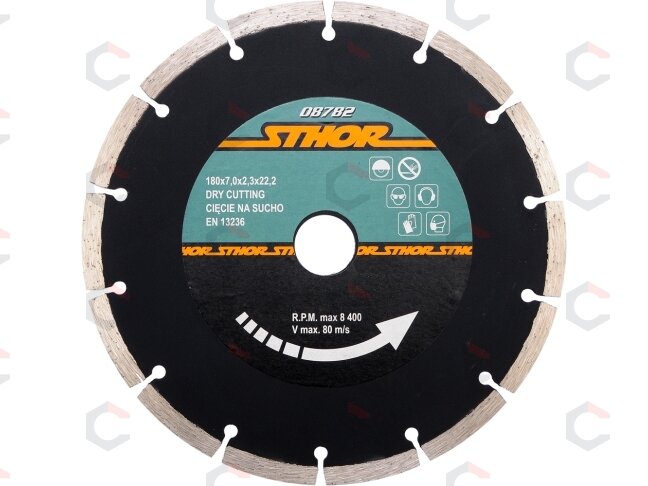 Segmentinis pjovimo diskas "SEGMENT" - HS 180mm (08782) Segmentinis pjovimo diskas "SEGMENT" - HS 180mm (08782)