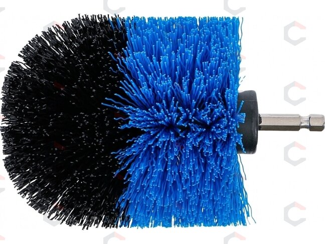 Šepetys su Hex 6.3 mm (1/4") galu | Ø 90 mm (3.5") (74375) 2 Šepetys su Hex 6.3 mm (1/4") galu | Ø 90 mm (3.5") (74375) 2