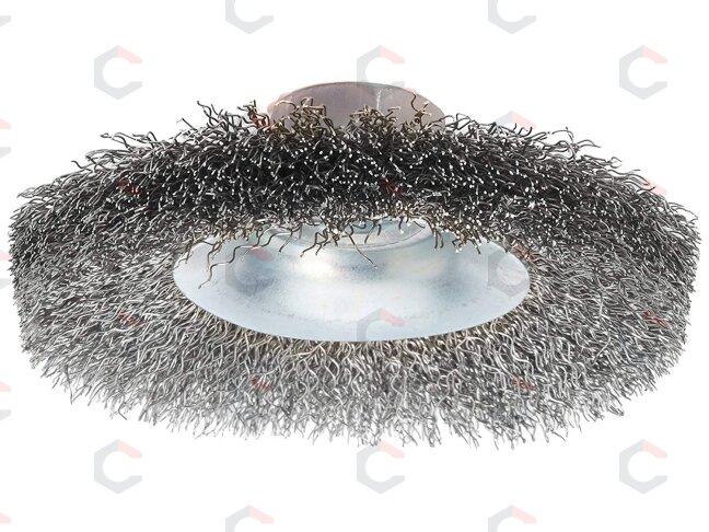 Šepetys vielinis lėkštės tipo | pilkas | 115 mm | M14 (ES733115) 1 Šepetys vielinis lėkštės tipo | pilkas | 115 mm | M14 (ES733115) 1