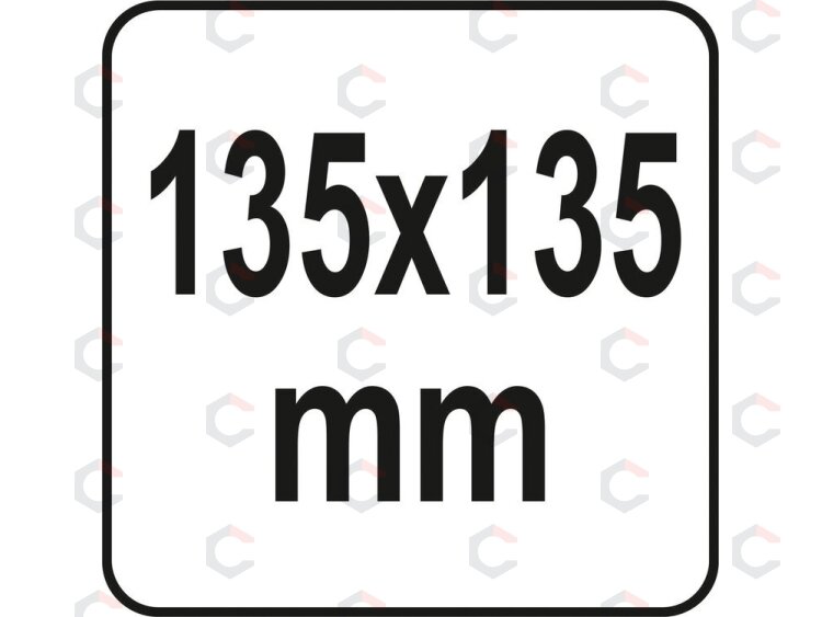 Šepetys tinkui subraižyti / išlyginti | 135 x 135 mm (YT-51972) 3