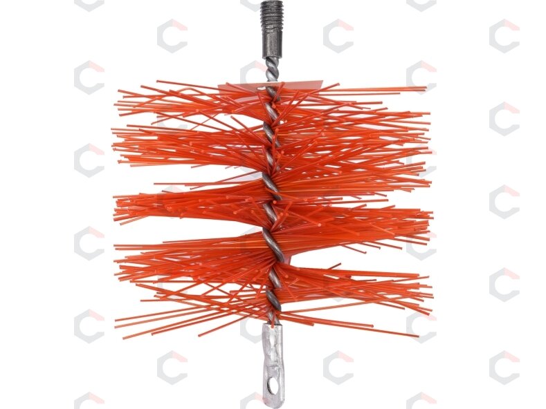Šepetys kaminų valymui PVC M12x150 mm (72995)
