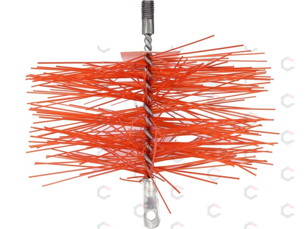 Šepetys kaminų valymui PVC M12x200 mm (72997)