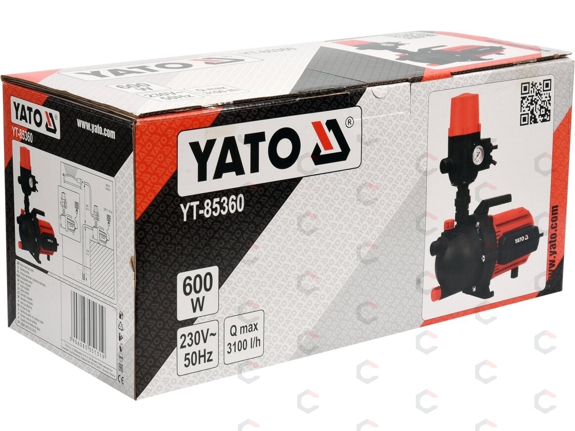 Siurblys pastovaus slėgio | 600 W (YT-85360) 2 Siurblys pastovaus slėgio | 600 W (YT-85360) 2