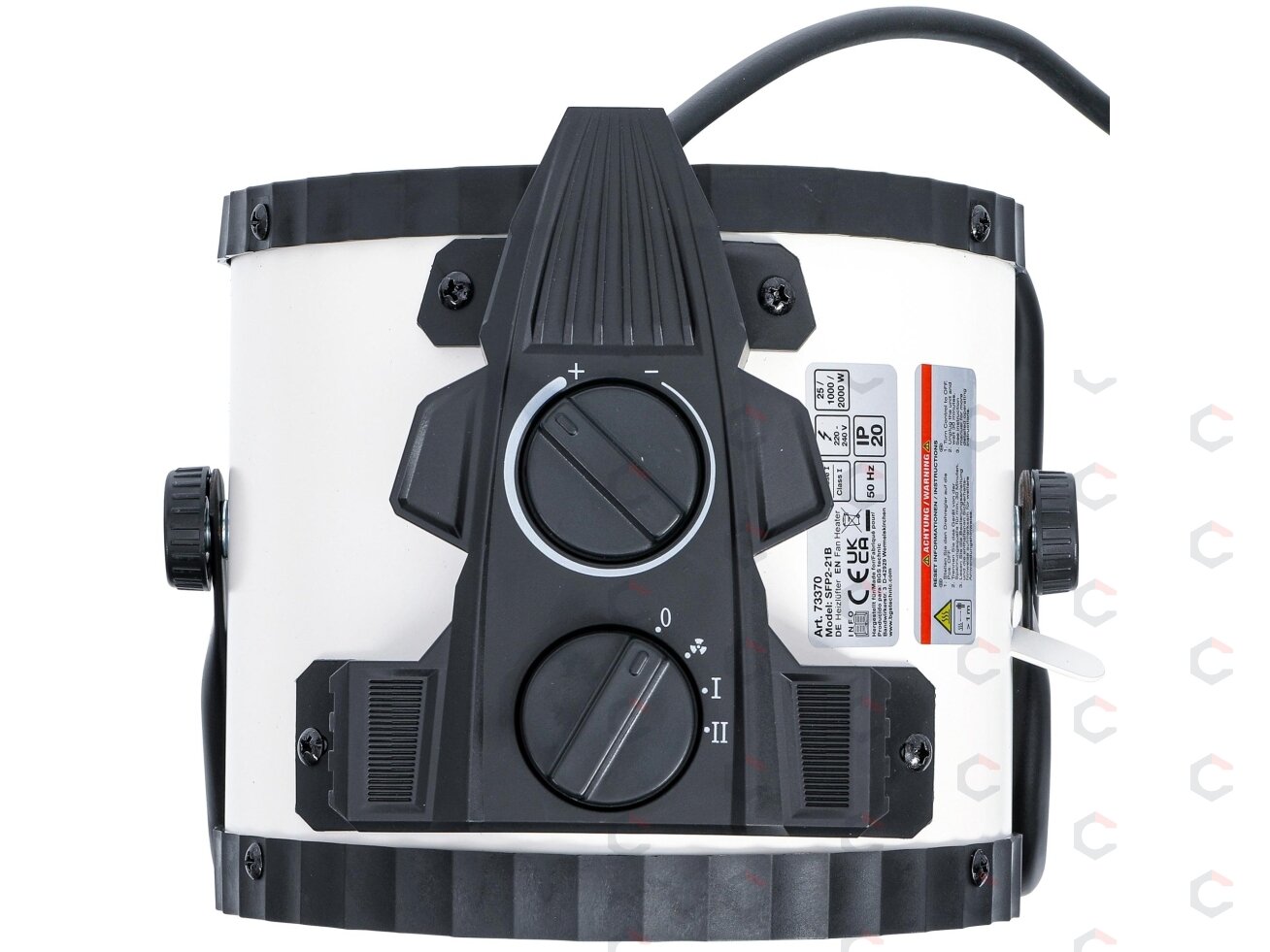 Šildytuvas ventiliatorinis | elektrinis | 2 kW (73370) 4 Šildytuvas ventiliatorinis | elektrinis | 2 kW (73370) 4