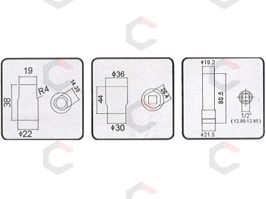 Siurblio (Bosch VE) reguliavimo galvučių rinkinys | 3 vnt. (SK1149) Siurblio (Bosch VE) reguliavimo galvučių rinkinys | 3 vnt. (SK1149)