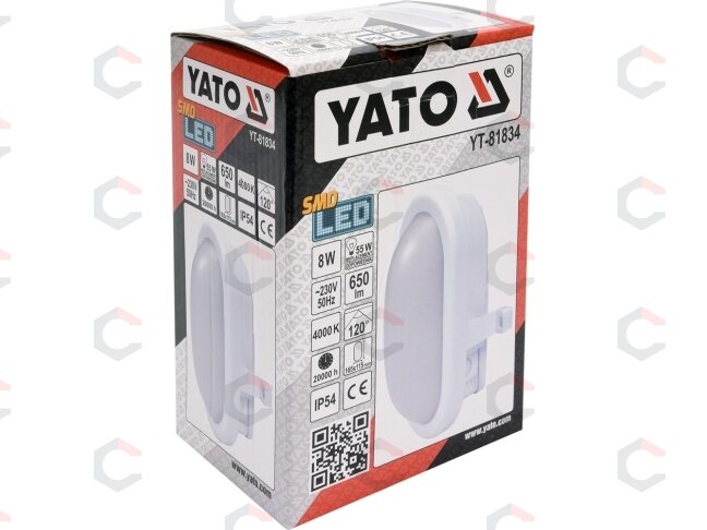 Sieninis, lubinis žibintas ovalo formos 8W LED (YT-81834) 1 Sieninis, lubinis žibintas ovalo formos 8W LED (YT-81834) 1