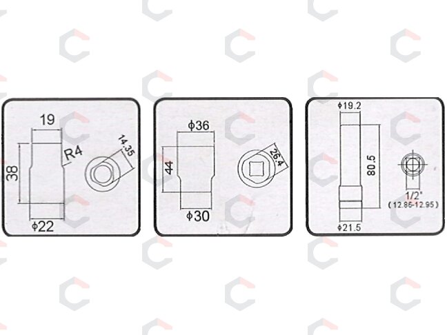 Siurblio (Bosch VE) reguliavimo galvučių rinkinys | 3 vnt. (SK1149) 1 Siurblio (Bosch VE) reguliavimo galvučių rinkinys | 3 vnt. (SK1149) 1
