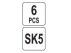 Silikono šalinimo ir siūlių formavimo rinkinys YATO | 3 viename | 6 dalys (YT-52632) 8 Silikono šalinimo ir siūlių formavimo rinkinys YATO | 3 viename | 6 dalys (YT-52632) 8