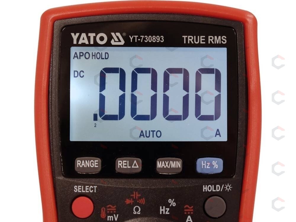 Skaitmeninis daugiafunkcinis testeris | TRUE RMS | (9999 AUTO LCD (YT-730893) 3 Skaitmeninis daugiafunkcinis testeris | TRUE RMS | (9999 AUTO LCD (YT-730893) 3