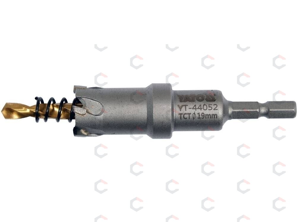 Skylių pjūklas / grąžtas metalui TCT | 19 mm (YT-44052) Skylių pjūklas / grąžtas metalui TCT | 19 mm (YT-44052)