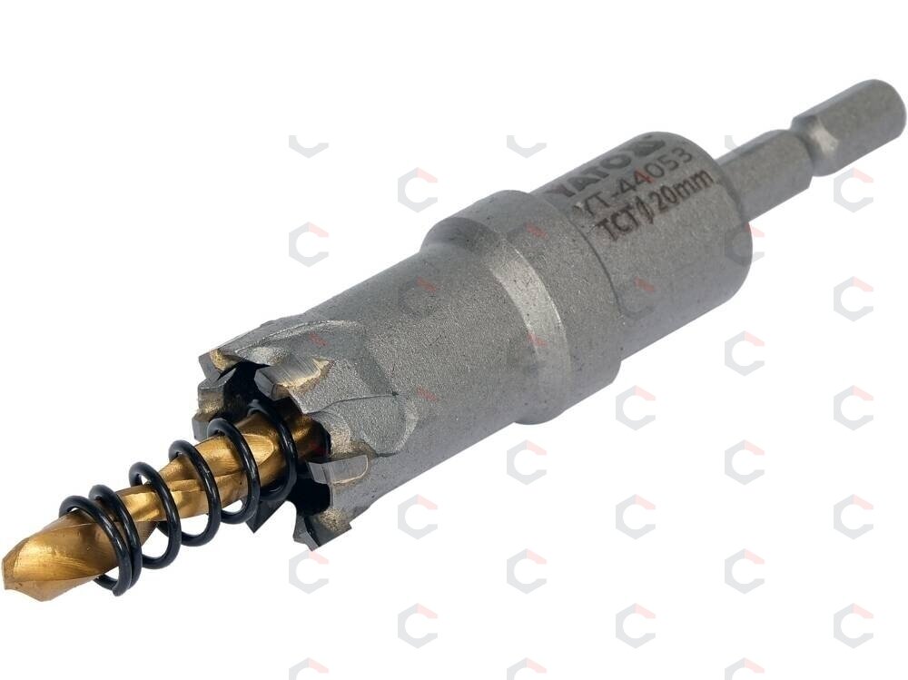 Skylių pjūklas / grąžtas metalui TCT | 20 mm (YT-44053) 1 Skylių pjūklas / grąžtas metalui TCT | 20 mm (YT-44053) 1