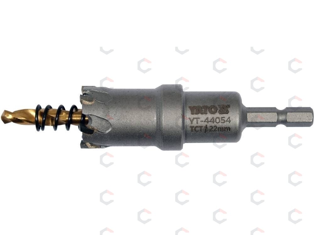 Skylių pjūklas / grąžtas metalui TCT | 22 mm (YT-44054) 1 Skylių pjūklas / grąžtas metalui TCT | 22 mm (YT-44054) 1