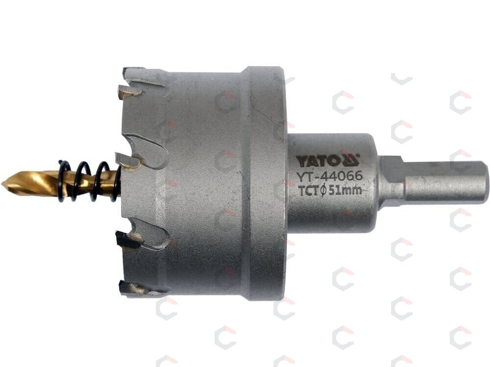 Skylių pjūklas / grąžtas metalui TCT | 51 mm (YT-44066) Skylių pjūklas / grąžtas metalui TCT | 51 mm (YT-44066)