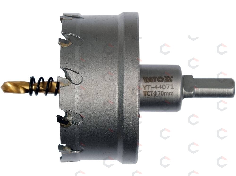 Skylių pjūklas / grąžtas metalui TCT | 70 mm (YT-44071) Skylių pjūklas / grąžtas metalui TCT | 70 mm (YT-44071)