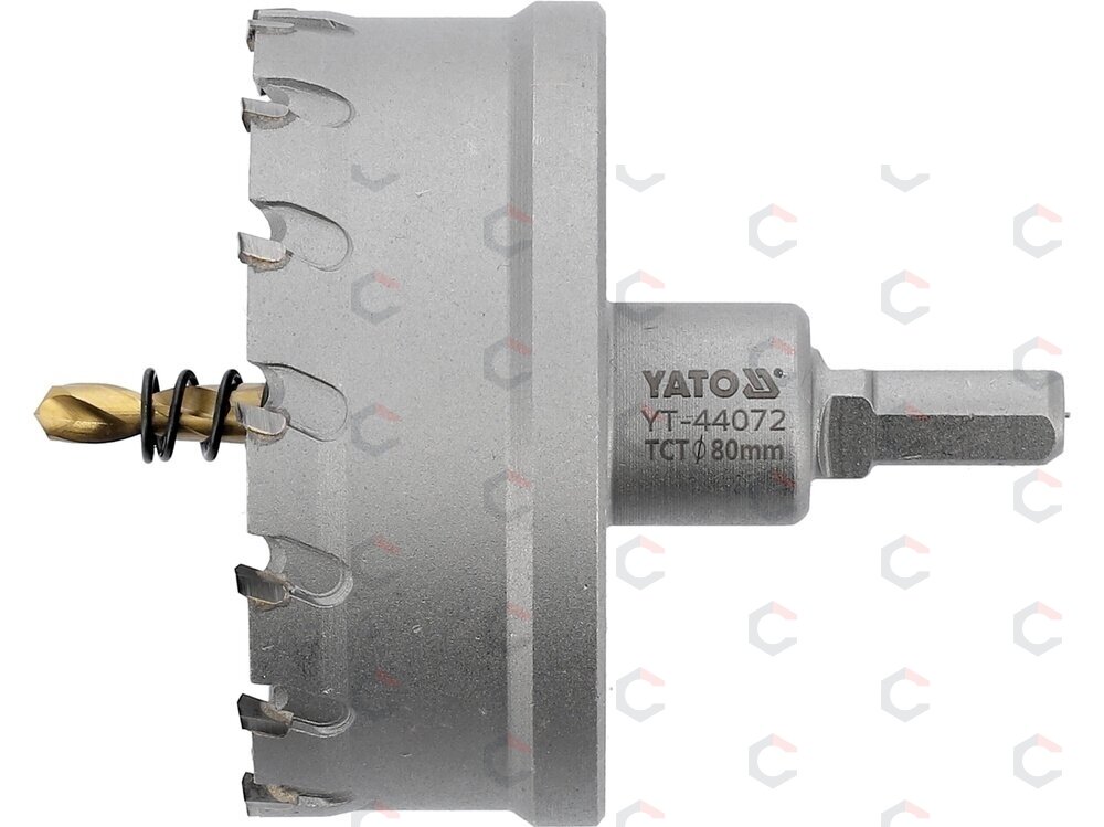 Skylių pjūklas / grąžtas metalui TCT | 80 mm (YT-44072) Skylių pjūklas / grąžtas metalui TCT | 80 mm (YT-44072)