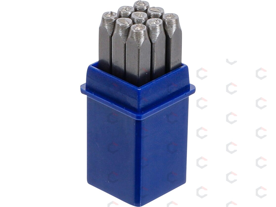 Skaičių išmušėjų rinkinys | 2,5 mm (3028) 3 Skaičių išmušėjų rinkinys | 2,5 mm (3028) 3