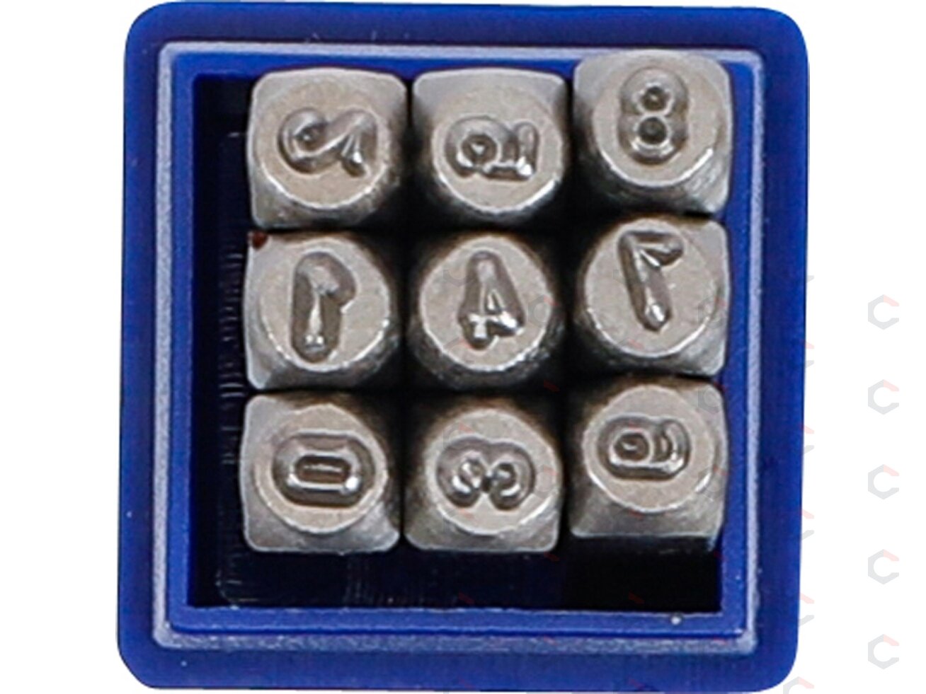 Skaičių išmušėjų rinkinys | 2,5 mm (3028) 2 Skaičių išmušėjų rinkinys | 2,5 mm (3028) 2