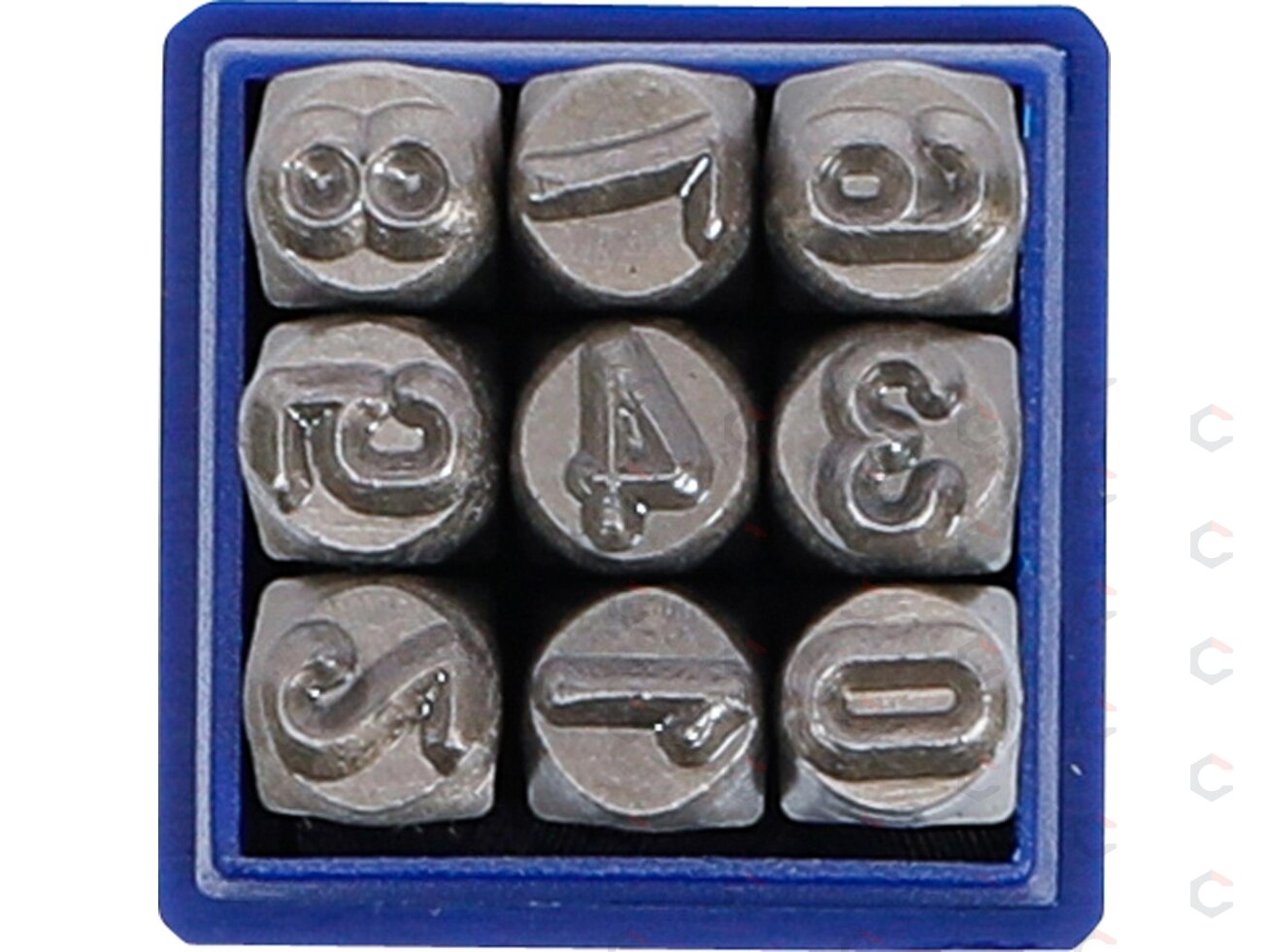 Skaičių išmušėjų rinkinys | 6 mm (3036) 1 Skaičių išmušėjų rinkinys | 6 mm (3036) 1