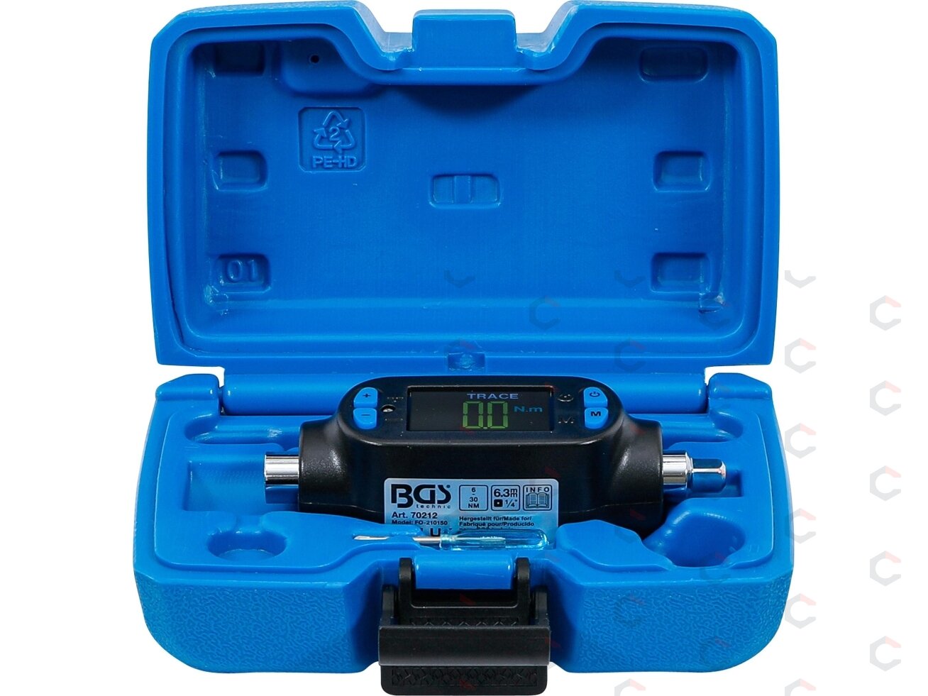 Skaitmeninis sukimo momento adapteris | 6.3 mm (1/4") | 6 - 30 Nm (70212) 2 Skaitmeninis sukimo momento adapteris | 6.3 mm (1/4") | 6 - 30 Nm (70212) 2
