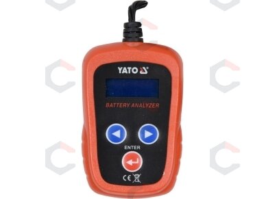 Skaitmeninis akumuliatoriaus testeris 12V (YT-83113) 2 Skaitmeninis akumuliatoriaus testeris 12V (YT-83113) 2