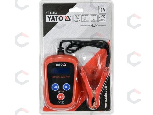 Skaitmeninis akumuliatoriaus testeris 12V (YT-83113) 3 Skaitmeninis akumuliatoriaus testeris 12V (YT-83113) 3