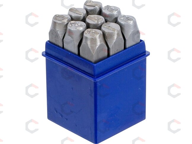 Skaičių išmušėjų rinkinys | 10 mm (3039) 2 Skaičių išmušėjų rinkinys | 10 mm (3039) 2