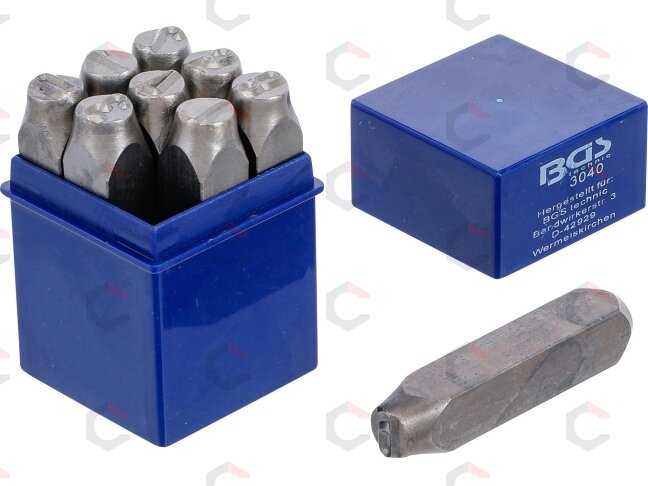 Skaičių išmušėjų rinkinys | 12 mm (3040) Skaičių išmušėjų rinkinys | 12 mm (3040)