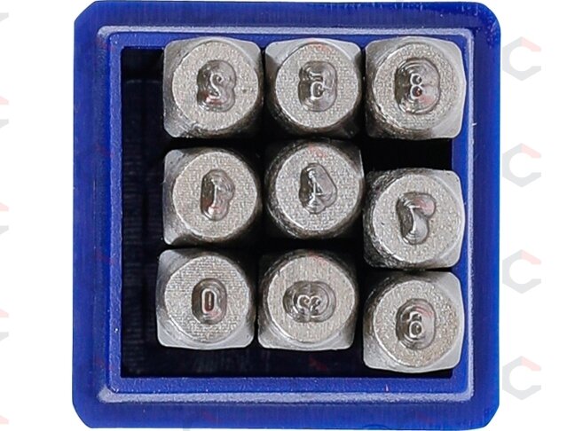 Skaičių išmušėjų rinkinys | 2 mm (3031) 3 Skaičių išmušėjų rinkinys | 2 mm (3031) 3