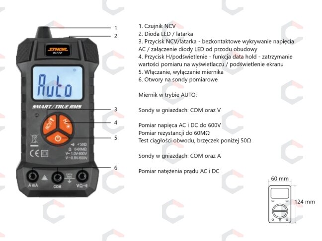 Skaitmeninis multimetras | TRUE RMS | automatinis diapazono parinkimas (81772) 7 Skaitmeninis multimetras | TRUE RMS | automatinis diapazono parinkimas (81772) 7
