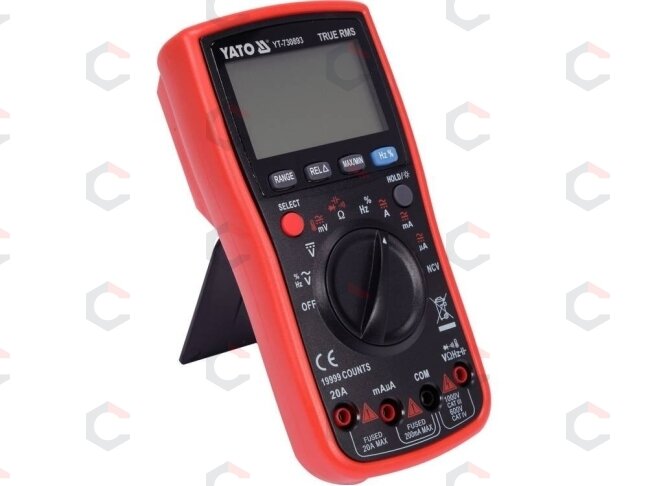 Skaitmeninis daugiafunkcinis testeris | TRUE RMS | (9999 AUTO LCD (YT-730893) 2 Skaitmeninis daugiafunkcinis testeris | TRUE RMS | (9999 AUTO LCD (YT-730893) 2