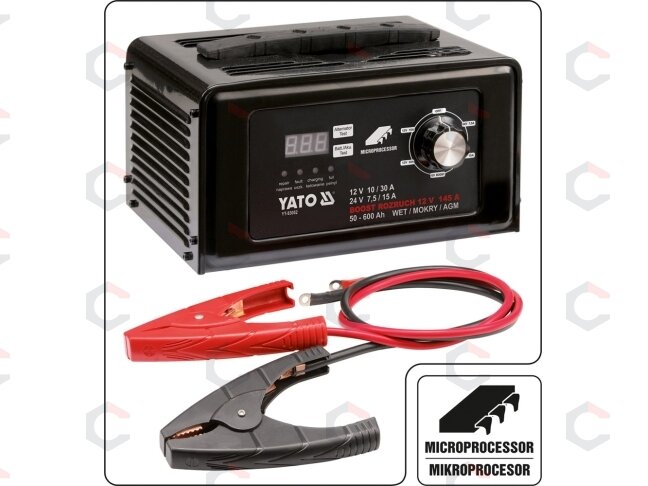 Skaitmeninis pakrovėjas DC 12V 30A / DC 24V 15A su 150AMP | užvedimo funkcija (YT-83052) 3 Skaitmeninis pakrovėjas DC 12V 30A / DC 24V 15A su 150AMP | užvedimo funkcija (YT-83052) 3