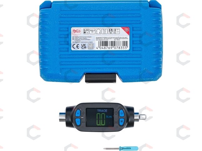 Skaitmeninis sukimo momento adapteris | 6.3 mm (1/4") | 6 - 30 Nm (70212) 6 Skaitmeninis sukimo momento adapteris | 6.3 mm (1/4") | 6 - 30 Nm (70212) 6
