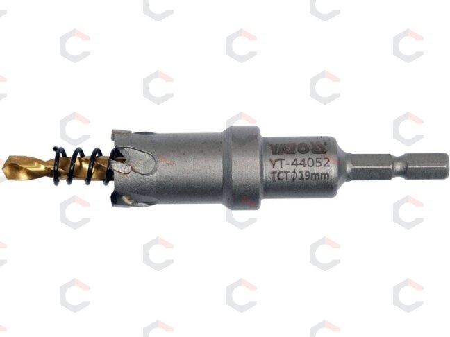 Skylių pjūklas / grąžtas metalui TCT | 19 mm (YT-44052) Skylių pjūklas / grąžtas metalui TCT | 19 mm (YT-44052)