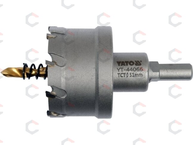 Skylių pjūklas / grąžtas metalui TCT | 51 mm (YT-44066) Skylių pjūklas / grąžtas metalui TCT | 51 mm (YT-44066)