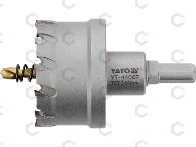 Skylių pjūklas / grąžtas metalui TCT | 54 mm (YT-44067) Skylių pjūklas / grąžtas metalui TCT | 54 mm (YT-44067)