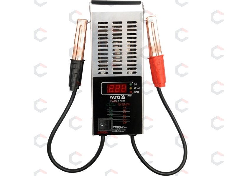 Skaitmeninis akumuliatorių testeris | 12 V | 150–1400 A CCA (YT-8311) Skaitmeninis akumuliatorių testeris | 12 V | 150–1400 A CCA (YT-8311)