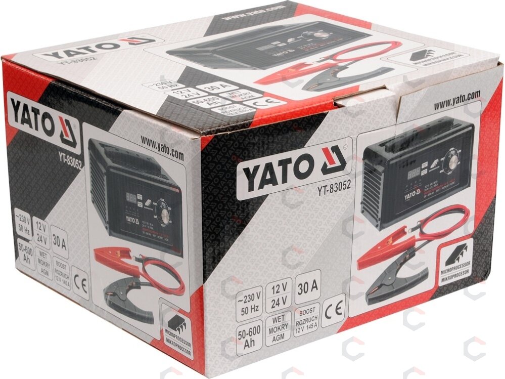 Skaitmeninis pakrovėjas DC 12V 30A / DC 24V 15A su 150AMP | užvedimo funkcija (YT-83052) 1 Skaitmeninis pakrovėjas DC 12V 30A / DC 24V 15A su 150AMP | užvedimo funkcija (YT-83052) 1
