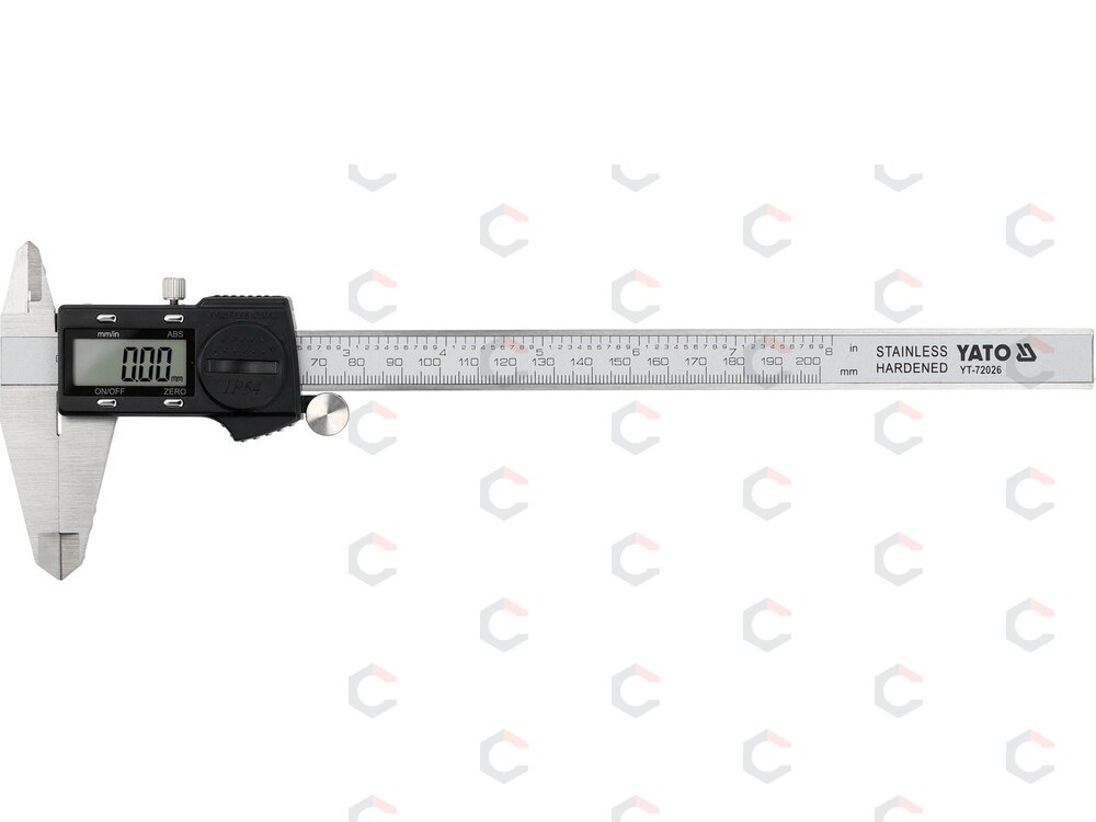 Vandeniui atsparus elektroninis slankmatis | 0–200 mm | 2,4 colio ekranas (YT-72026)
