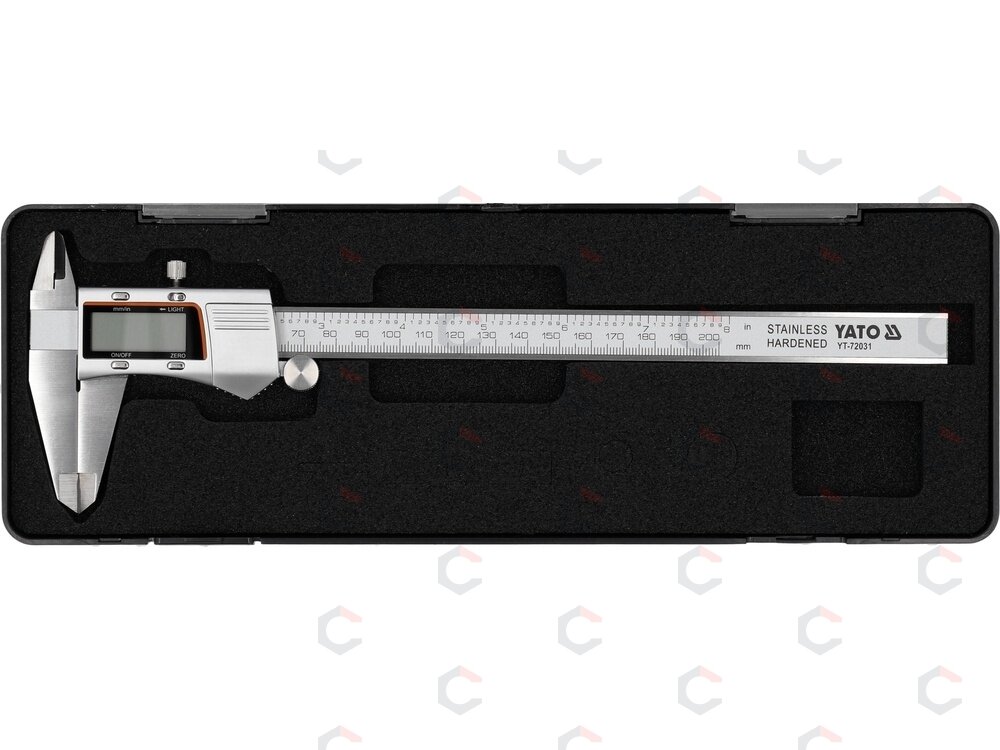 Elektroninis slankmatis su apšviestu 2,4 colio ekranu | 0–200 mm (YT-72031) 4