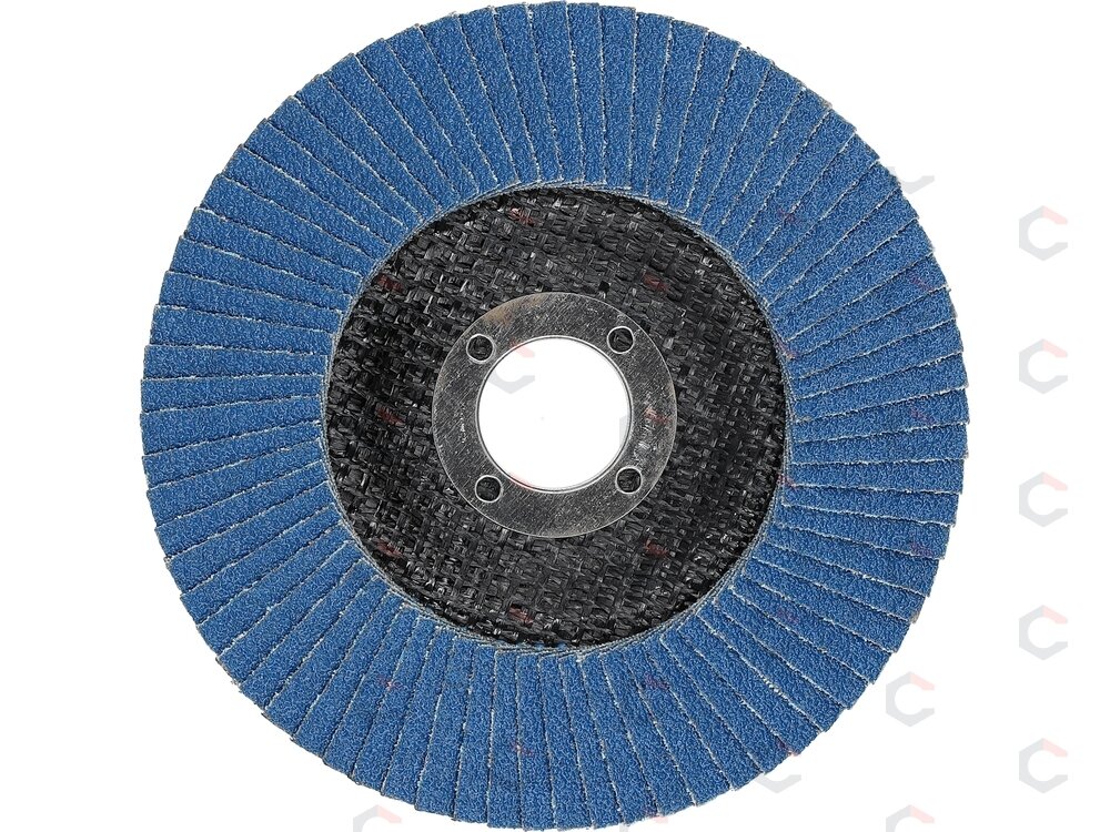 Cirkonio lapelinis šlifavimo diskas | P80 | 125 x 22 mm (YT-833007) 1 Cirkonio lapelinis šlifavimo diskas | P80 | 125 x 22 mm (YT-833007) 1
