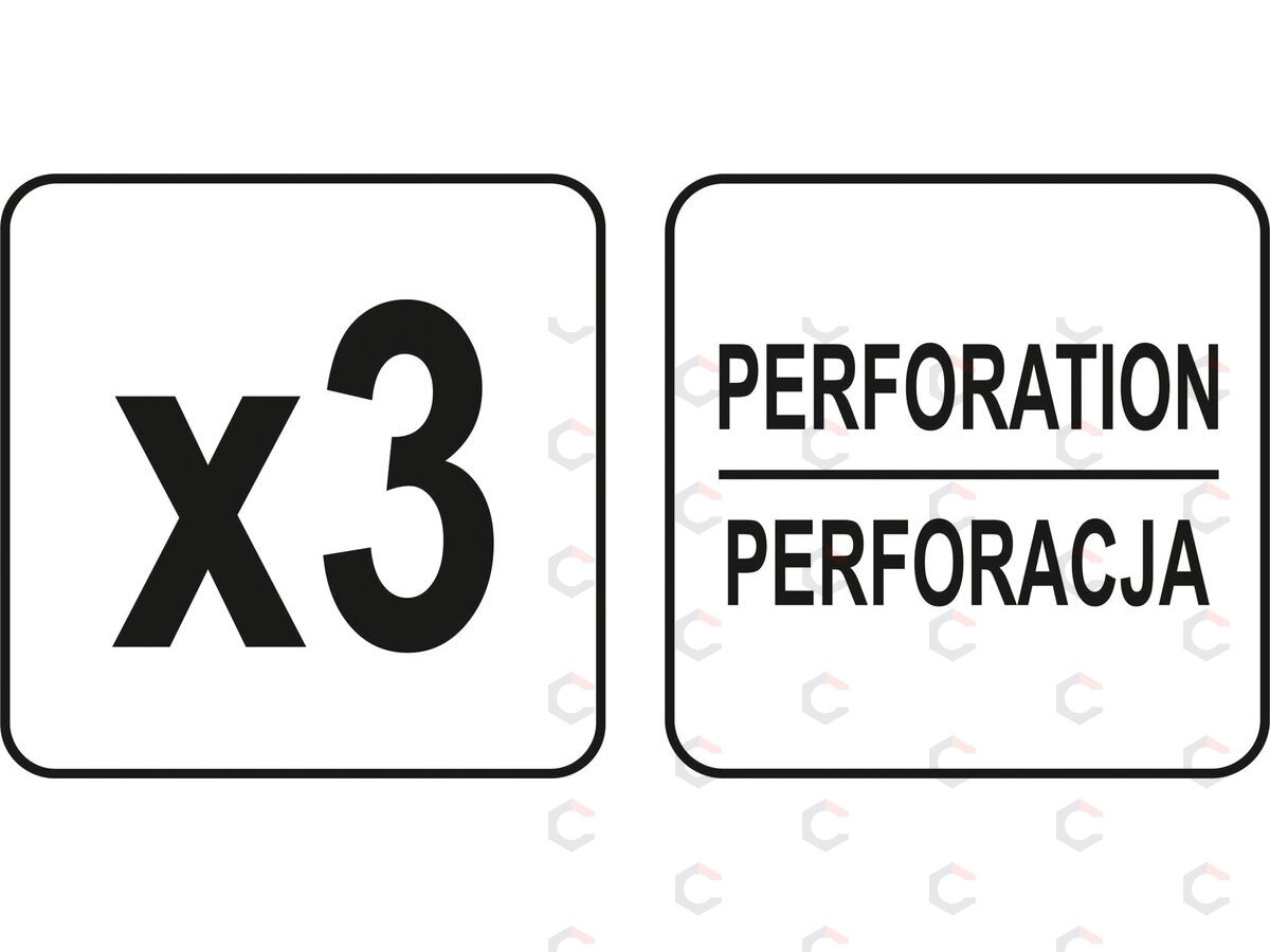 Šlifavimo diskas perforuotas | veliūras | šlifavimas be dulkių | 225 mm / P150 | 3 vnt. (YT-84604) 2 Šlifavimo diskas perforuotas | veliūras | šlifavimas be dulkių | 225 mm / P150 | 3 vnt. (YT-84604) 2