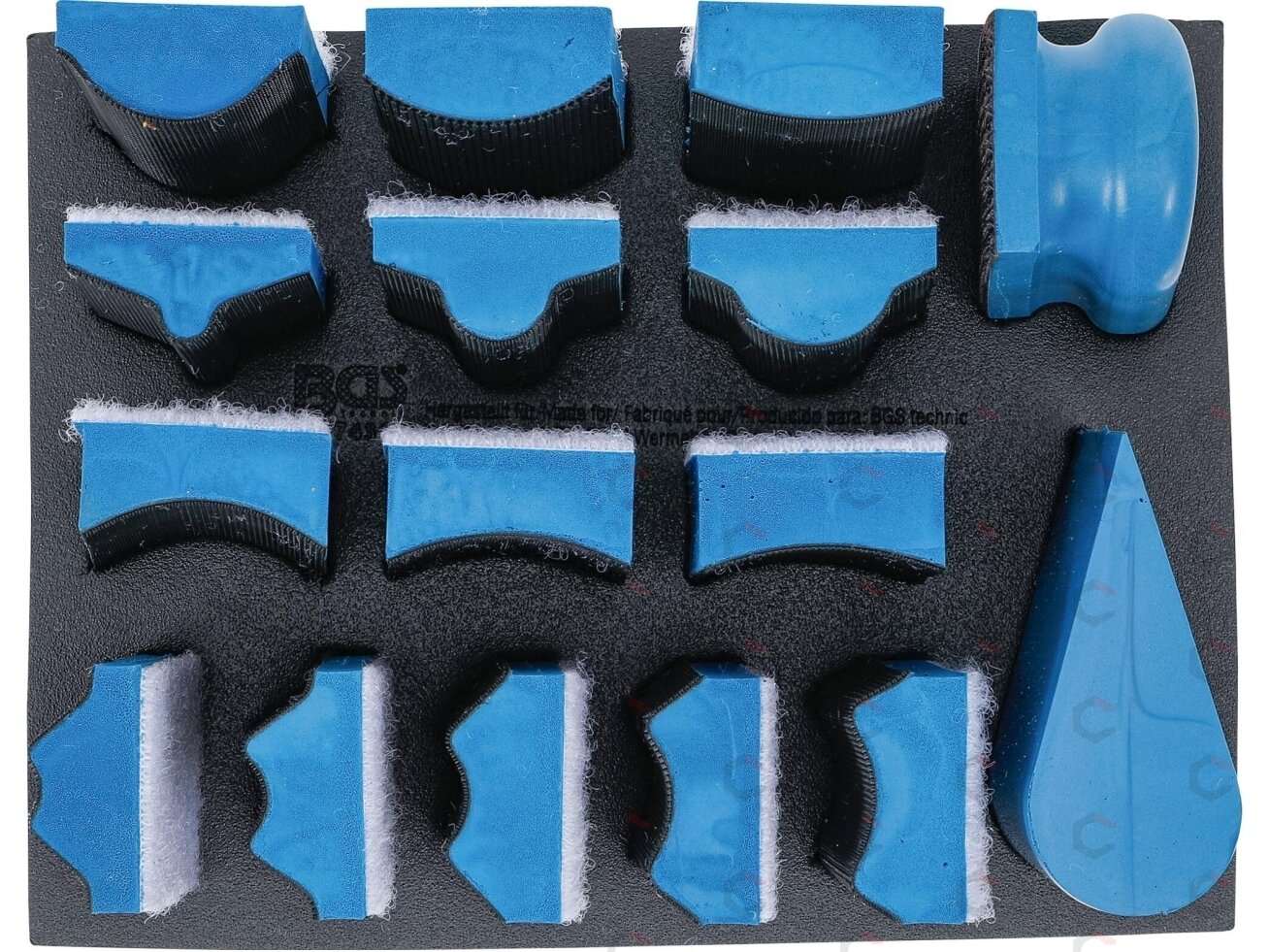 Šlifavimo blokų rinkinys su velcro | 16 vnt. (74365) 6 Šlifavimo blokų rinkinys su velcro | 16 vnt. (74365) 6