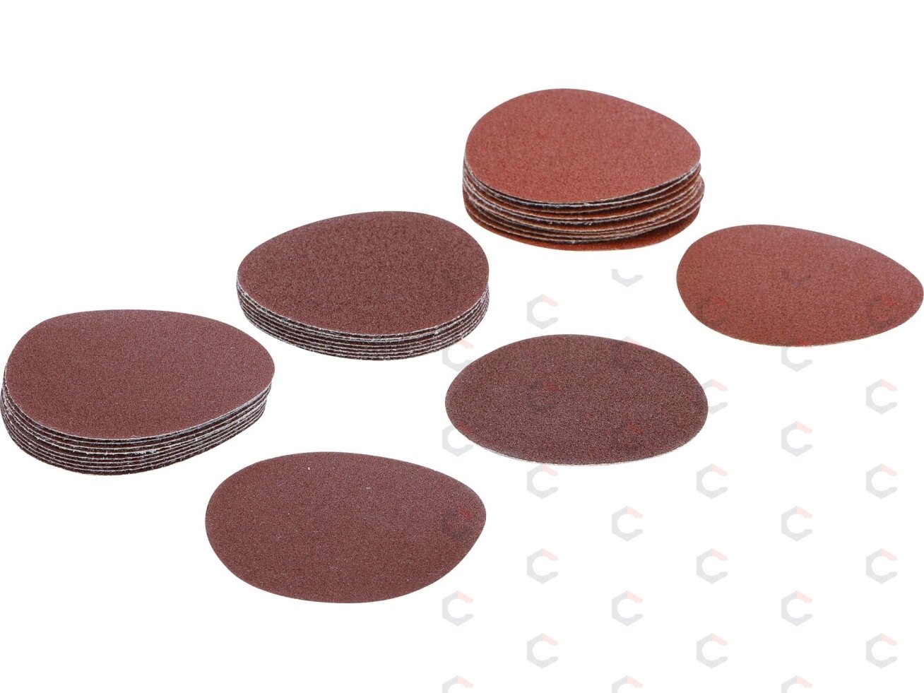 Šlifavimo padai / šlifavimo rinkinys | Ø 75 mm | K 60 - 80 - 120 | 30 vnt. (70195) Šlifavimo padai / šlifavimo rinkinys | Ø 75 mm | K 60 - 80 - 120 | 30 vnt. (70195)